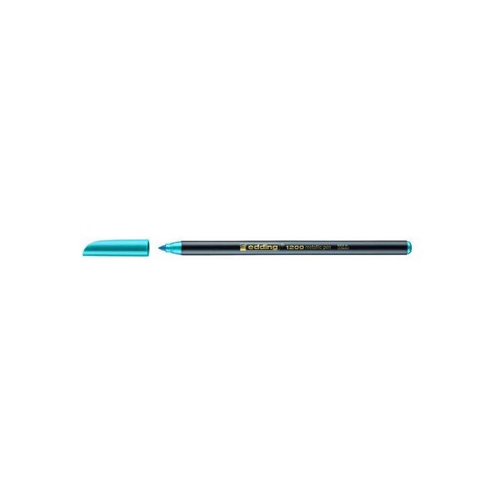 Rotulador Fibra Edding 1200-Metallic Azul 10 unidades