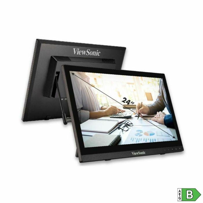 Viewsonic TD1630-3 pantalla para PC 39,6 cm (15.6") 1366 x 768 Pixeles HD LCD Pantalla táctil Multi-usuario Negro 1 Viewsonic TD1630-3 pantalla para PC 39,6 cm (15.6") 1366 x 768 Pixeles HD LCD Pantalla táctil Multi-usuario Negro 1