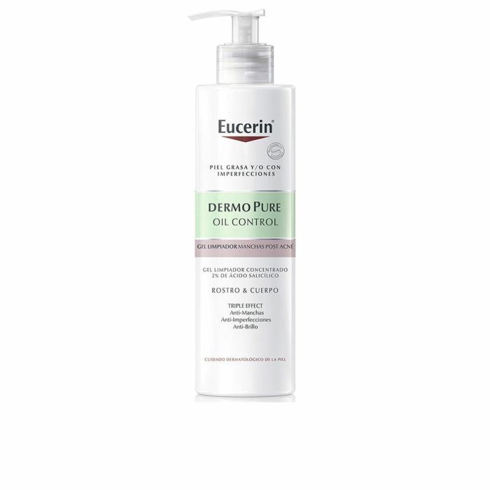 Eucerin Dermopure Gel Limpiador Triple Efecto para Acné, 400 ml Eucerin Dermopure Gel Limpiador Triple Efecto para Acné, 400 ml
