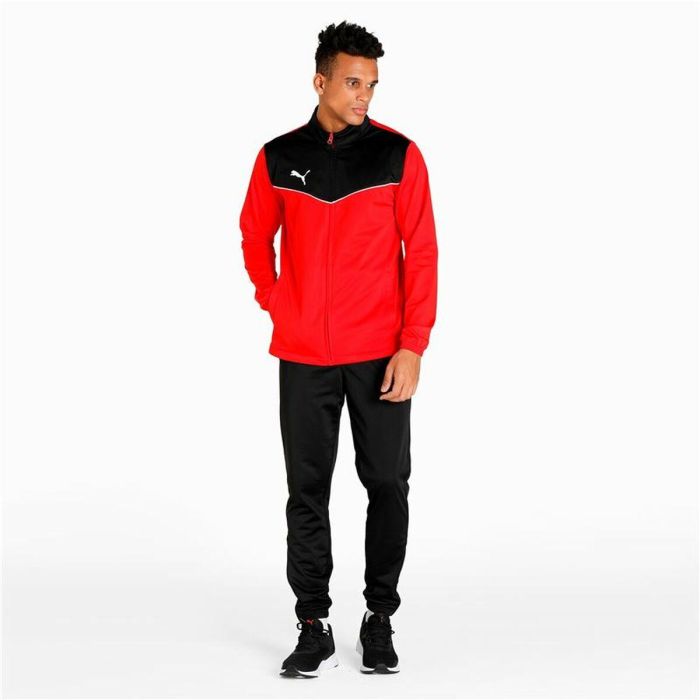 Chándal para Adultos Puma Individualrise Track Negro/Rojo 3 Chándal para Adultos Puma Individualrise Track Negro/Rojo 3