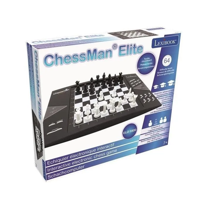 Lexibook Ajedrez Electrónico Chessman Elite con Cuatro Estilos de Juego Diferentes 40.50x35x8 cm 2
