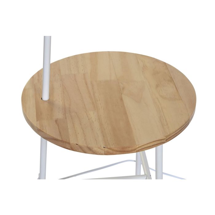 DKD Home Decor Lámpara Pie Scandi Blanco Marrón 65 x 152 x 40 cm 1