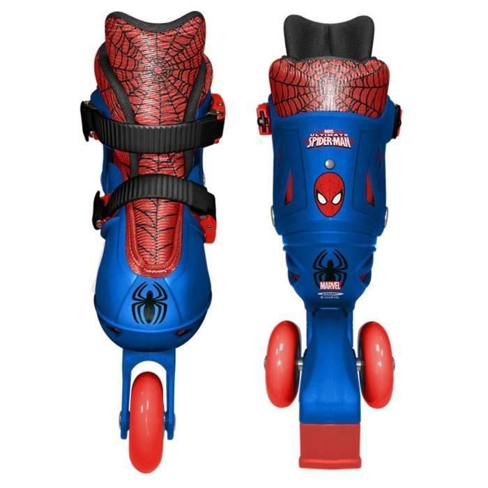 Stamp Patines de Línea Ajustables Spiderman Talla 27-30 para Niño, Forro Velcro Ajustable, Hebilla Segura, Ruedas PVC y Freno Trasero 1 Stamp Patines de Línea Ajustables Spiderman Talla 27-30 para Niño, Forro Velcro Ajustable, Hebilla Segura, Ruedas PVC y Freno Trasero 1