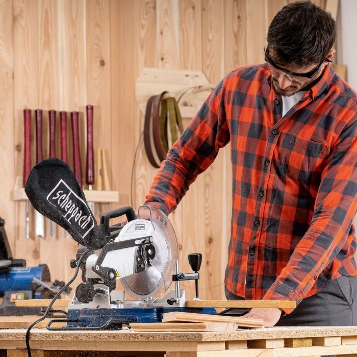 Scheppach Sierra Ingletadora HM80L 1500W 210 mm 1