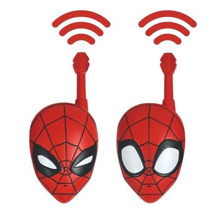 Lexibook Tw18Sp Walkie Talkies 3D Spiderman para Niños +3 Años, Alcance 500 Metros, Fácil Uso 5