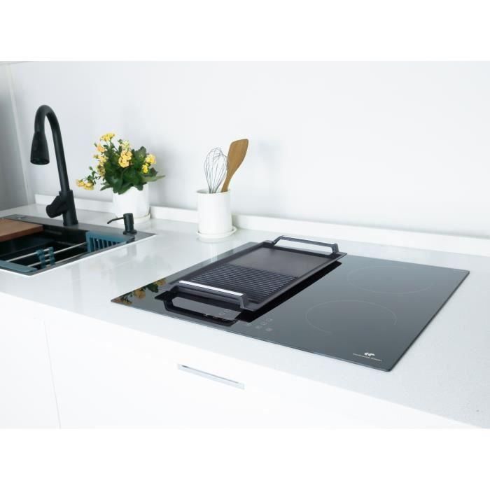Continental Edison CETI4ZFLEX3 Placa de inducción de 4 zonas, Flex, 7200W, 4 boosters, negro 1 Continental Edison CETI4ZFLEX3 Placa de inducción de 4 zonas, Flex, 7200W, 4 boosters, negro 1
