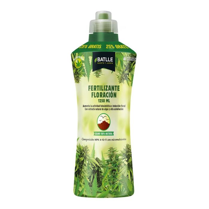 Batlle Fertilizante Ecoyerba para Floración 1250 ml 710563unid - Guano Líquido 100% Natural, Mejora Asimilación y Defensas 0 Batlle Fertilizante Ecoyerba para Floración 1250 ml 710563unid - Guano Líquido 100% Natural, Mejora Asimilación y Defensas 0