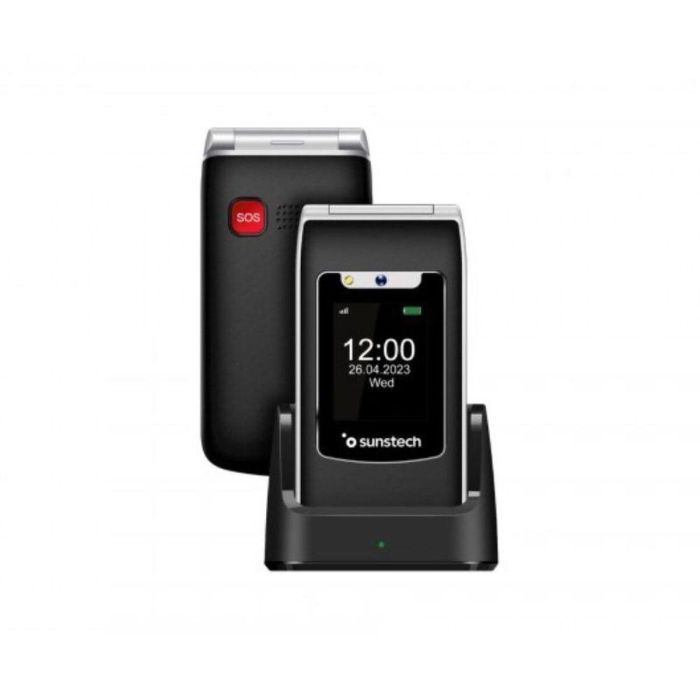 Teléfono Móvil para Mayores Sunstech CELT23BK Negro 128 GB 2,4" 1