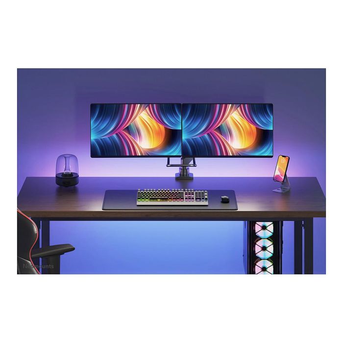 Neomounts Soporte de Mesa para 2 Pantallas hasta 32" NM-D775DXBLACK, Resorte de Gas, hasta 8kg Neomounts Soporte de Mesa para 2 Pantallas hasta 32" NM-D775DXBLACK, Resorte de Gas, hasta 8kg