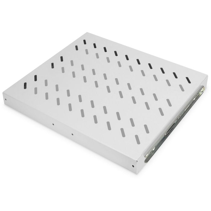 Digitus 1HE 30x483x385mm - Bandeja extraíble de 19 pulgadas para rack, 25 kg, Gris 2