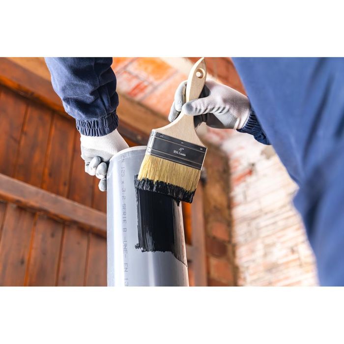 Koma Tools Esmalte multisuperficies al agua negro satinado 750 ml - Labable, secado rápido, para interior y exterior 8 Koma Tools Esmalte multisuperficies al agua negro satinado 750 ml - Labable, secado rápido, para interior y exterior 8