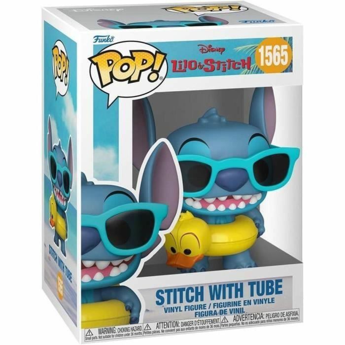 FUNKO Figura POP Disney Lilo & Stitch - Stitch with Tuber - Figura de vinilo de 9cm 0 FUNKO Figura POP Disney Lilo & Stitch - Stitch with Tuber - Figura de vinilo de 9cm 0