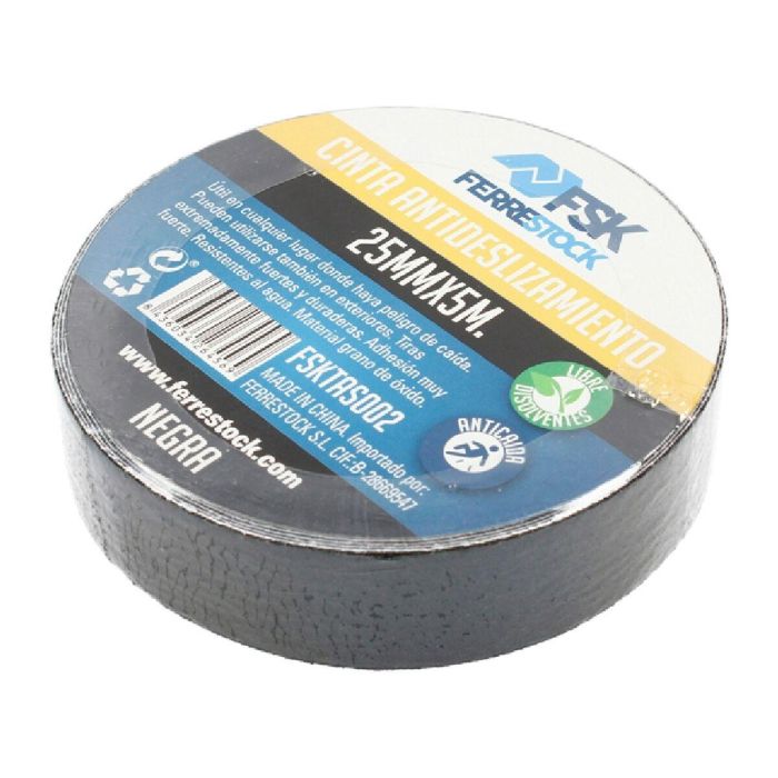 Cinta Adhesiva Ferrestock Negro Antideslizante 3 Cinta Adhesiva Ferrestock Negro Antideslizante 3