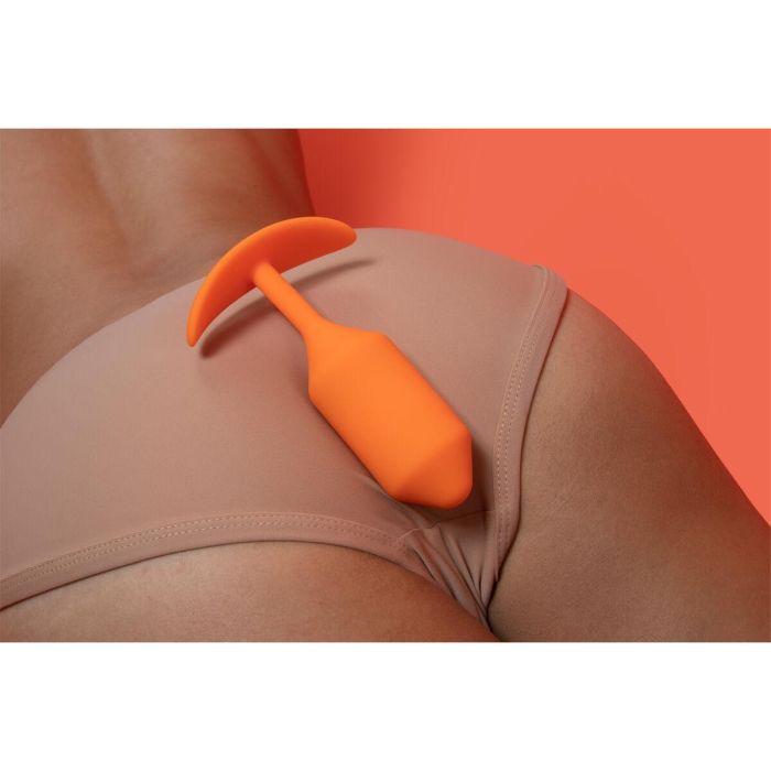 Plug Anal B-Vibe 3 Naranja 4 Plug Anal B-Vibe 3 Naranja 4