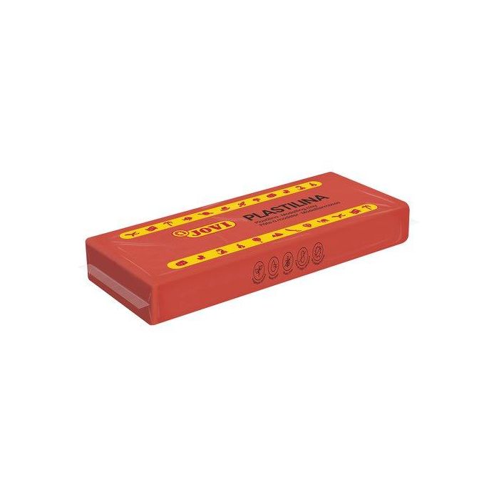 Jovi Plastilina School Pastilla 150 gr Rojo Caja 15 Ud
