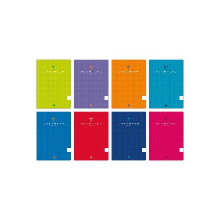 Libreta Guerrero A5+ 48H 90G T.Blanda Cuadric.4X4 Col.Sur. (Set de 10)