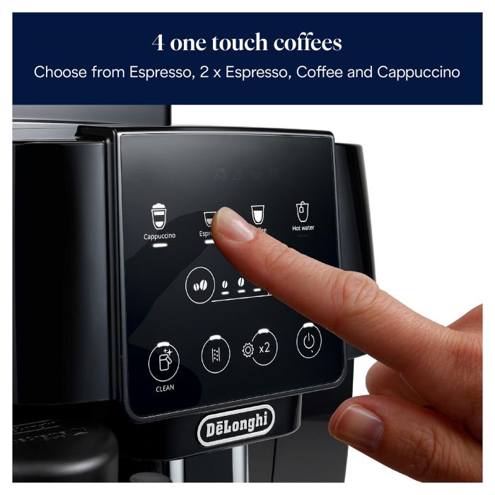 DeLonghi Magnifica Start Milk ECAM220.60.B Máquina Espresso Automática con Espumador de Leche, 1.8L, Negro 1