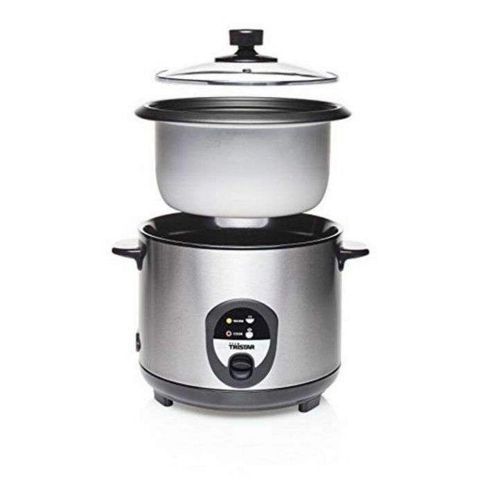 Arrocera Tristar Arrocera Negro/Plateado Acero Inoxidable 500 W 4 Arrocera Tristar Arrocera Negro/Plateado Acero Inoxidable 500 W 4