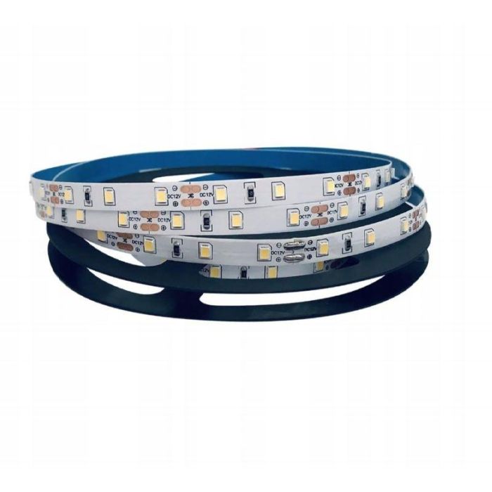 ORNO Tira LED 12V 5 Metros 6000K Blanco Frío IP20 2835 LD-9/5M/6 - Tira de Luz LED