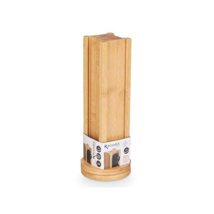 Portacapsulas Bambu Giratorio Capsulas Grandes Kinvara 11X30CM (6 Unidades) 2