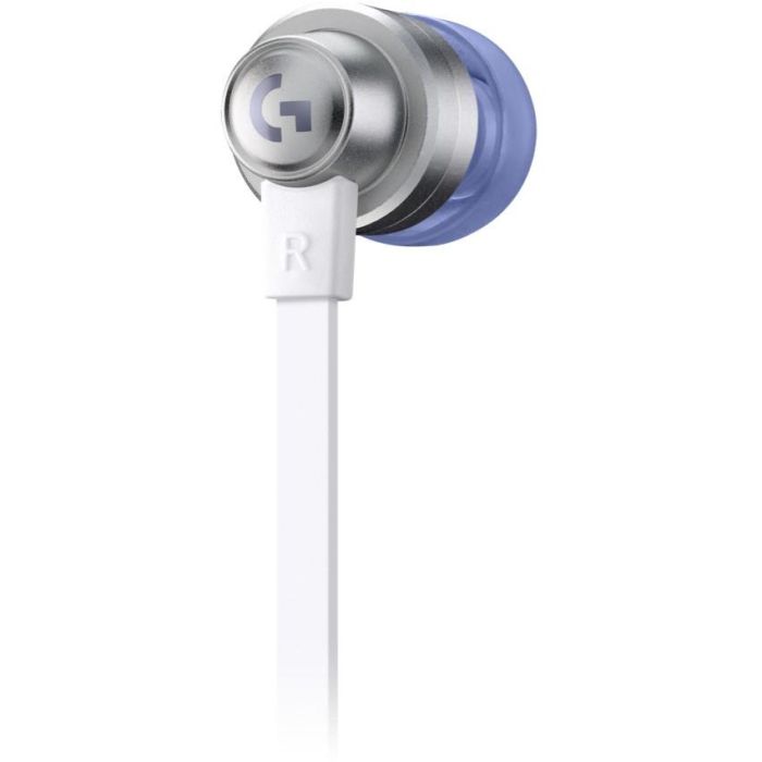 Logitech G G333 Auriculares Intraurales Alámbricos con Micrófono Jack 3.5 mm Blanco - Compatibles con Oculus Quest 2