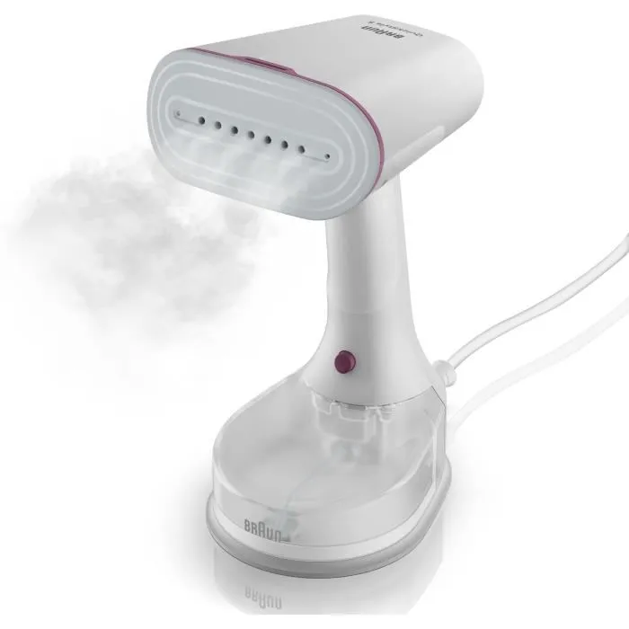 Braun GS5011PU Vaporizador de Ropa Vertical - 1200 W - 22 g/min - Blanco/Morado 1