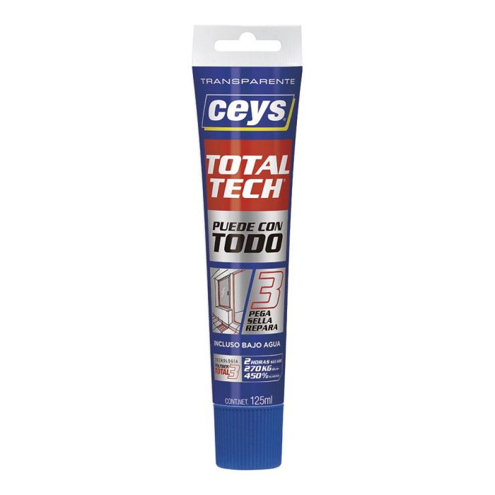 Ceys Total tech transparente tubo 125 ml 507242