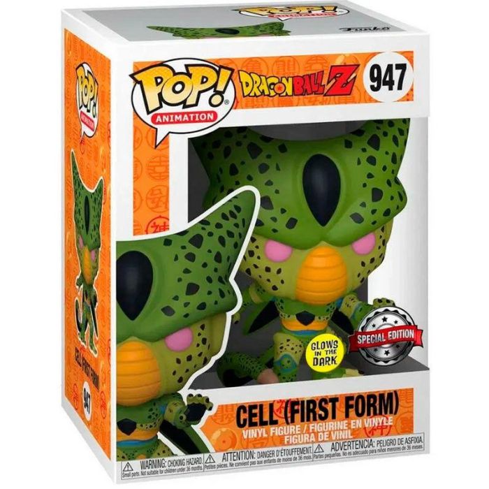 Figura POP Dragon Ball Z Cell First Form Exclusive 1 Figura POP Dragon Ball Z Cell First Form Exclusive 1