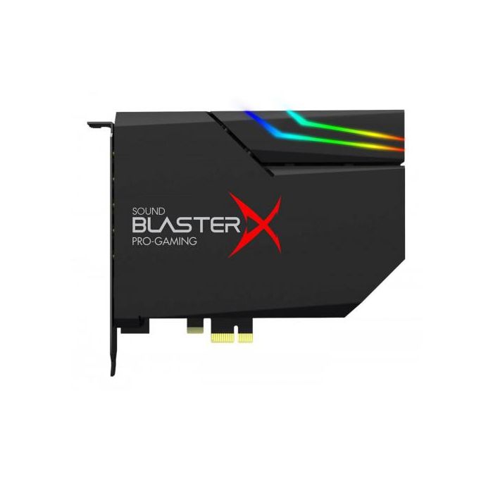 Creative Labs Sound BlasterX AE-5 Plus Tarjeta de Sonido Interna 5.1 Canales PCI-E DAC con Iluminación RGB, Dolby Digital Live y DTS Creative Labs Sound BlasterX AE-5 Plus Tarjeta de Sonido Interna 5.1 Canales PCI-E DAC con Iluminación RGB, Dolby Digital Live y DTS
