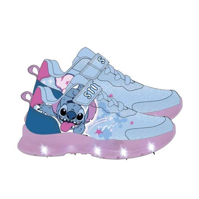 Cerdá Deportiva T027 Stitch con Luces para Niños Suela TPR Azul Talla 27