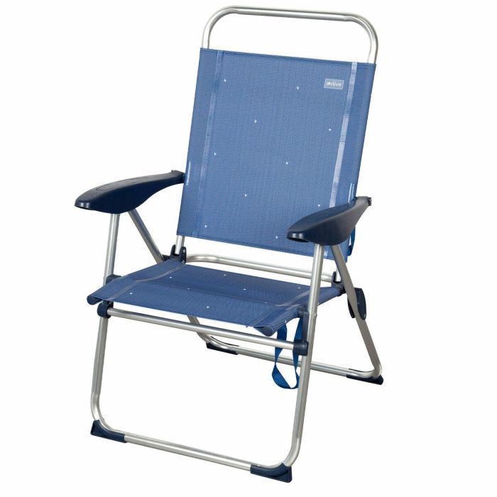 Silla de Playa Aktive 48 x 100 x 60 cm (2 Unidades) 6 Silla de Playa Aktive 48 x 100 x 60 cm (2 Unidades) 6