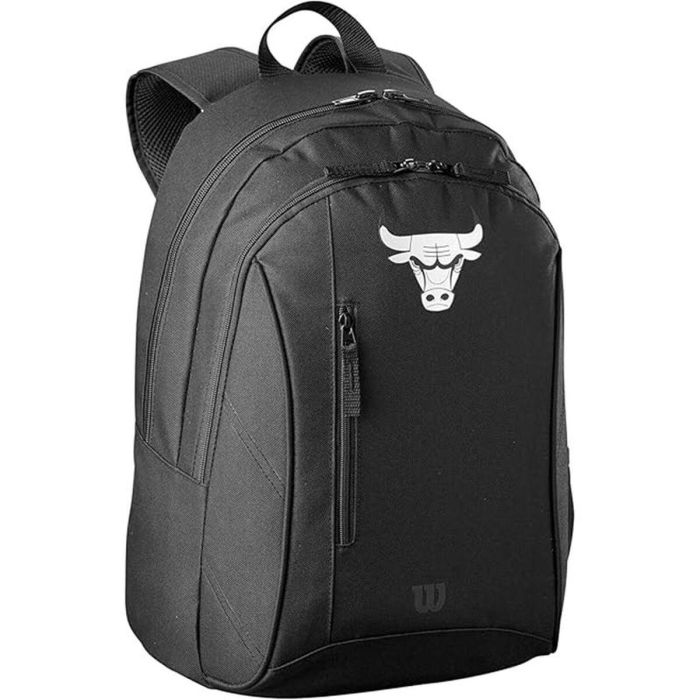 Mochila Casual Wilson NBA Team Backpack Chi Negro Deportivo 4