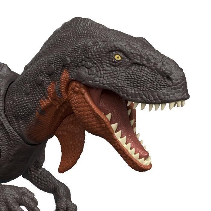 Jurassic World Jgb91 Dinosaurio Wild Roar Abelisaurus con Sonido y Ataque, Figura de Acción Rebirth para Niños +4 Años 1