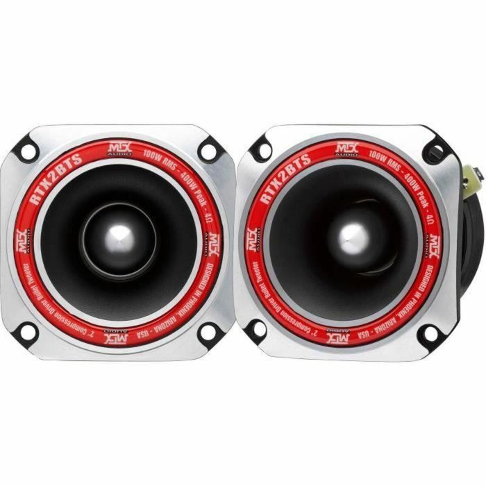 MTX Audio RTX2BTs Tweeter de alta eficiencia Ø8cm Bobina 25mm 100W RMS 400W Pico 4 Ohmios Venta Individual