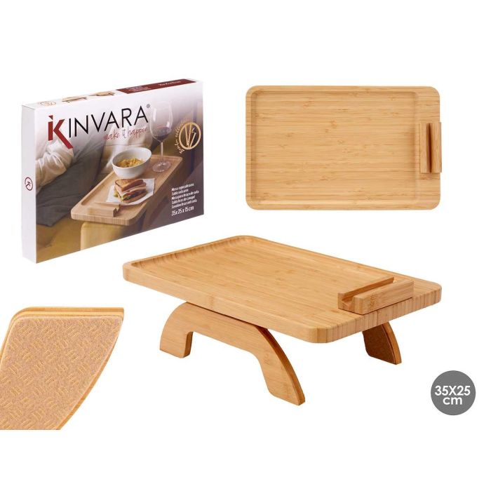 Mesa Bambu Brazo Sofa 35 Cm Kinvara (6 Unidades) Mesa Bambu Brazo Sofa 35 Cm Kinvara (6 Unidades)
