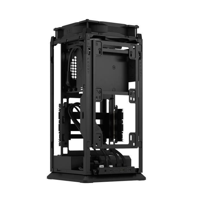 Fractal Design FRA7340172703938 - Caja PC Compacta Mood Black m-ITX con ventilador de 180mm y puerto USB 3.1 Tipo C 4