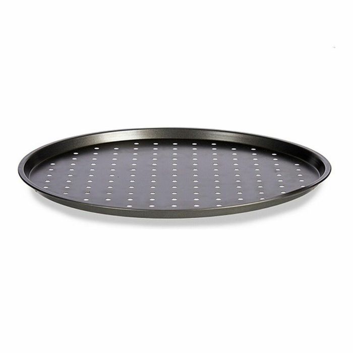 Bandeja para Horno Pizza Gris Acero al carbono 33 x 1 x 33 cm (24 Unidades) 1