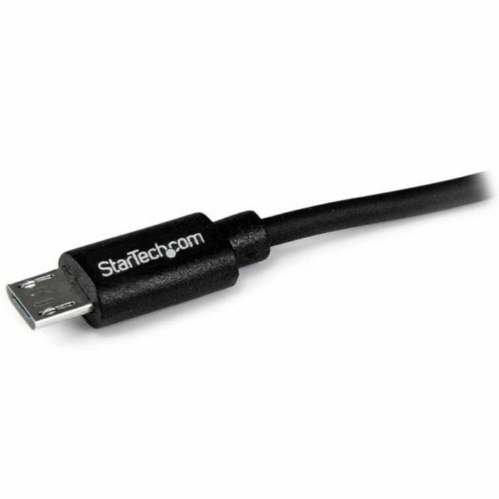 Cable Micro USB Startech USBUB2PCARB Negro 2 Cable Micro USB Startech USBUB2PCARB Negro 2