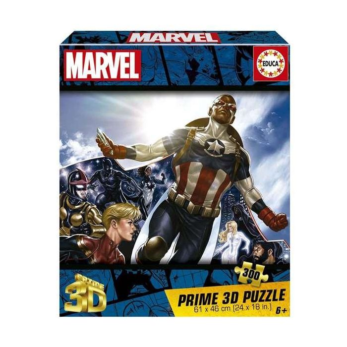 Educa Puzzle 300 piezas Marvel 3D Lenticular Puzzle 0 Educa Puzzle 300 piezas Marvel 3D Lenticular Puzzle 0