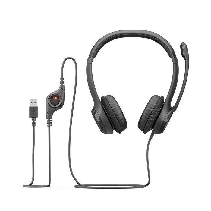 LOGITECH AURICULARES CON MICROFONO HEADSET H390 USB - 981-000406 1 LOGITECH AURICULARES CON MICROFONO HEADSET H390 USB - 981-000406 1