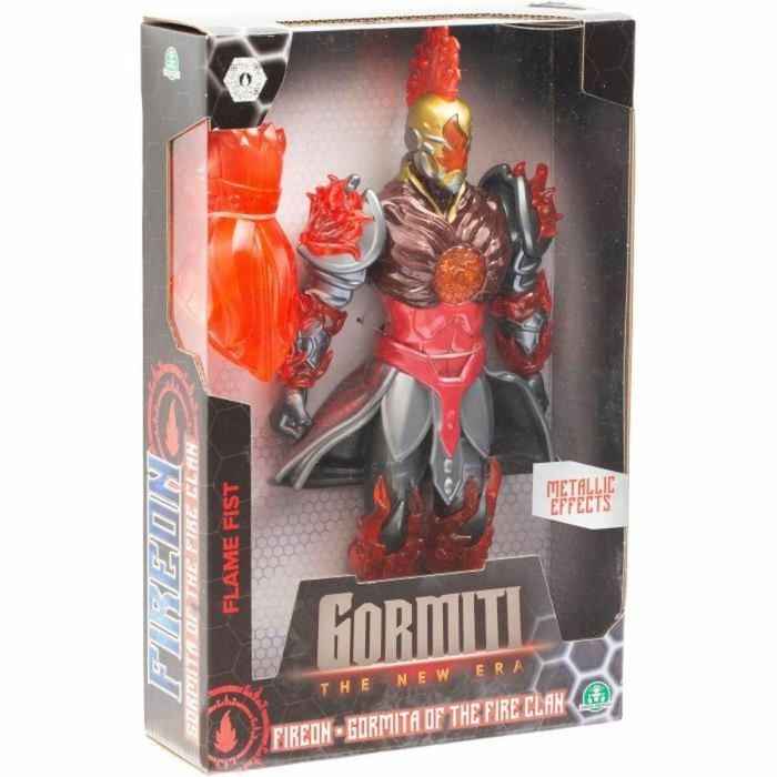 Figura articulada - GORMITI - Gormiti con arma Modelo Fuego - 27 cm - a partir de 4 años - GRV063