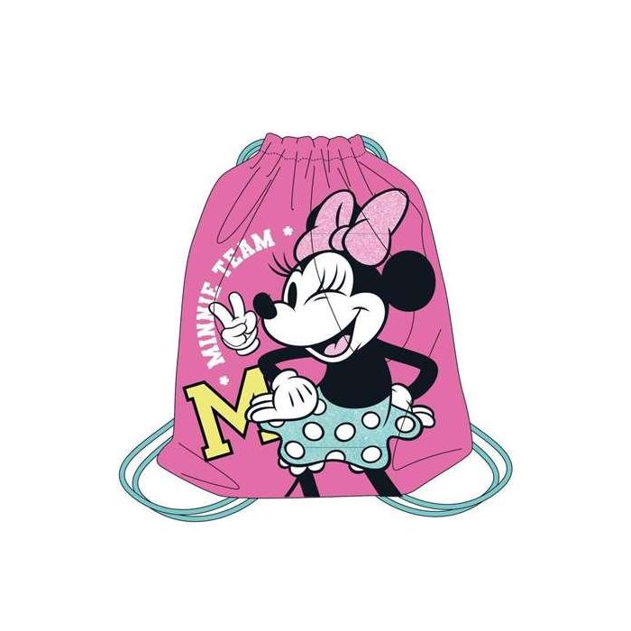 Saquito escolar minnie 30.0 x 39.0 cm