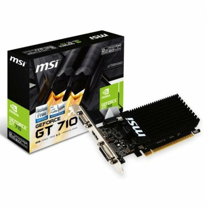 Tarjeta Gráfica MSI NVIDIA GeForce GT 710 GDDR3 3 Tarjeta Gráfica MSI NVIDIA GeForce GT 710 GDDR3 3