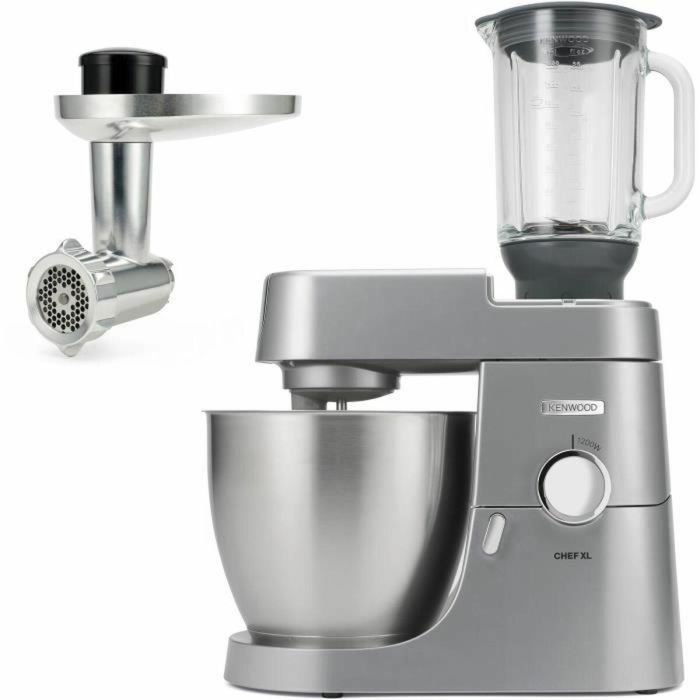Kenwood KVL4170S Robot de Cocina Chef XL 6.7L 1200W con Kit Repostería, Batidora y Picadora Metal, Plateado 7