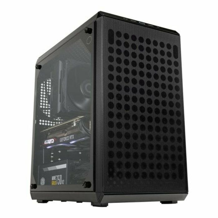 CoolerMaster MasterBox Q300L V2 (Black) Mini Torre PC - Micro ATX, Mini-ITX - Plástico, Acero, Vidrio Templado 1