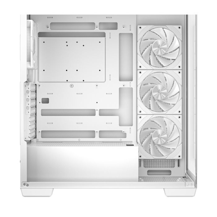 Deepcool Caja Gaming CG580 4F WH Blanca con 4 Ventiladores ARGB - Chasis ATX con Cristal Templado para Gaming y PC de Alto Rendimiento