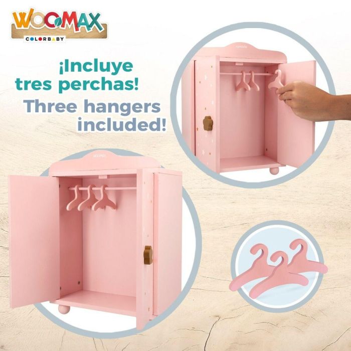 Armario Woomax Muñecas Rosa 4