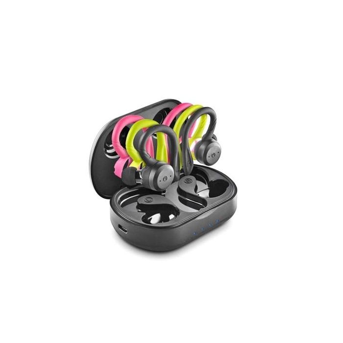 Auriculares Deportivos Bluetooth NGS Ártica Jogger con estuche de carga/ Autonomía 10h/ Negros