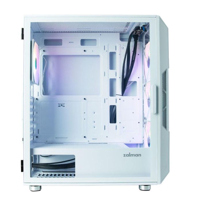 Zalman I3 NEO WHITE Carcasa PC Midi Tower Blanco, ATX, mATX, Mini-ITX, Ventiladores Frontales 3x120mm, Trasero 1x120mm, USB 3.0 4