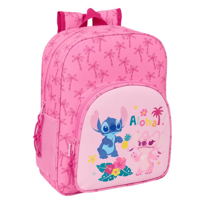 Mochila Escolar Lilo & Stitch Chill Rosa 32 x 38 x 12 cm 2 Mochila Escolar Lilo & Stitch Chill Rosa 32 x 38 x 12 cm 2